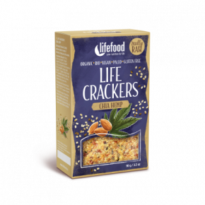 Life Crackers Chia Hennep RAW & BIO