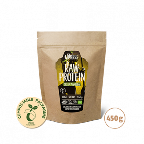 Superfood Proteïnepoeder Green Vanilla RAW & BIO 450 g