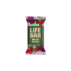 BIO LIFEBAR Oat Snack berry fusion